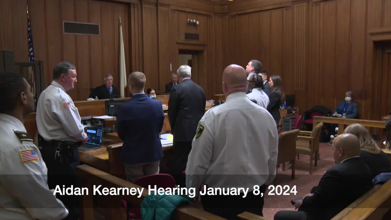 Aidan Kearney Hearing part 1 Jan. 8, 2024