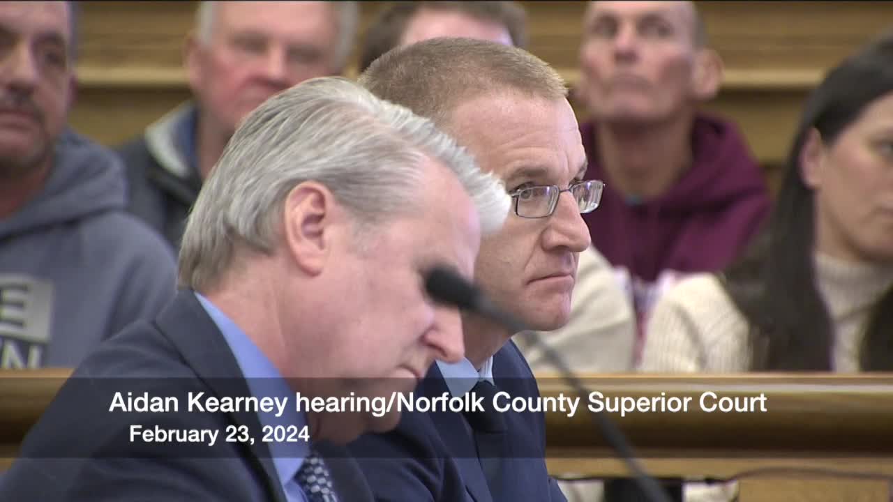 Aidan Kearney Hearing Feb 23 2024govt program