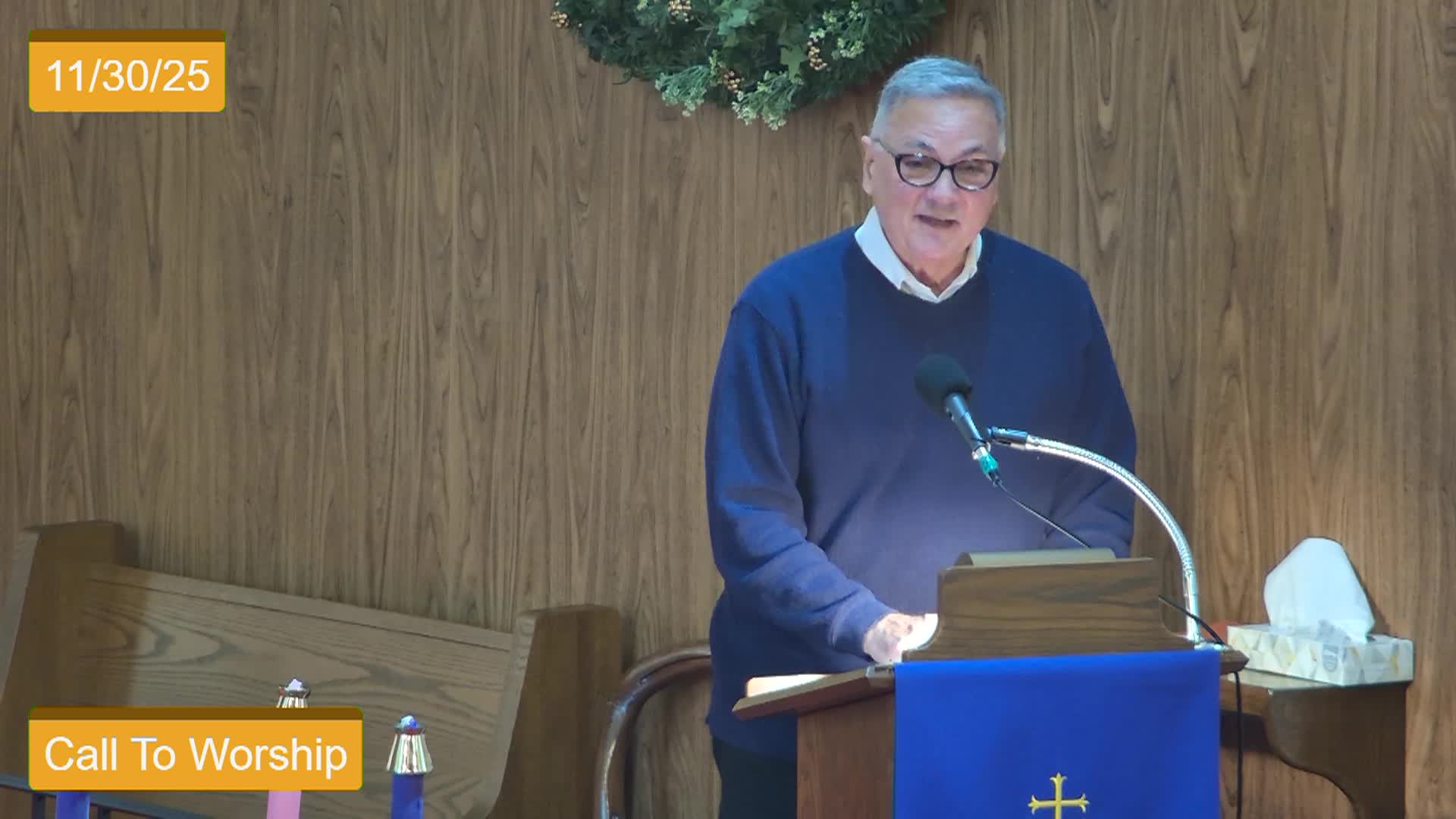 Congregational Church of Canton Sunday Service November 30, 2025