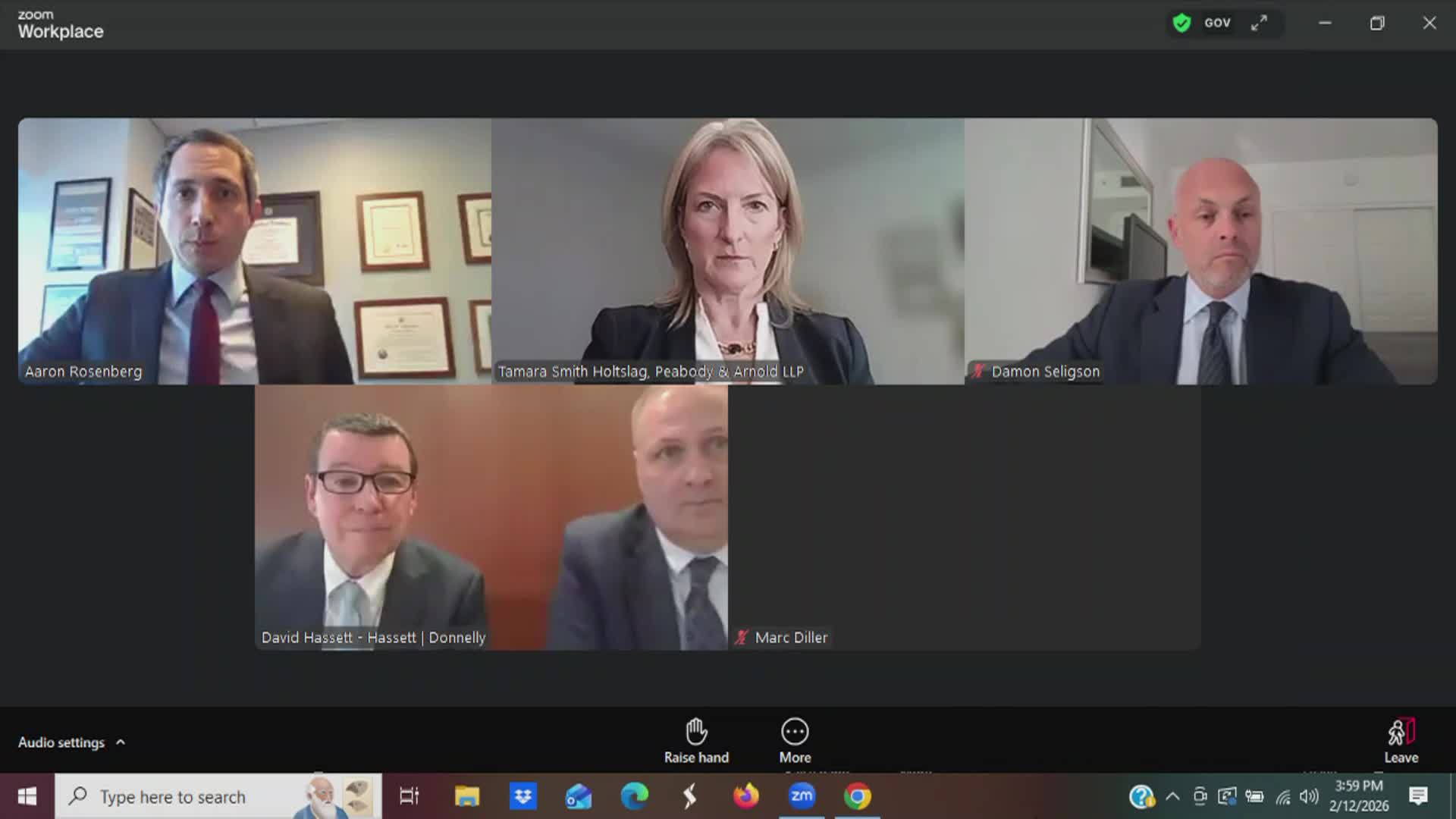 O'Keefe Civil Matter V CC Hospitality/Read/ et al Hearing of Feb 12, 2026