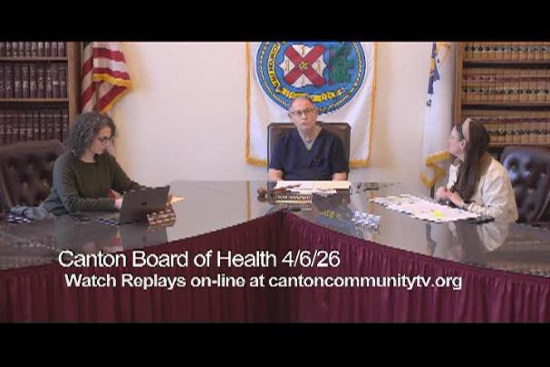 Thumbnail image for Canton Board of Health April 6, 2026