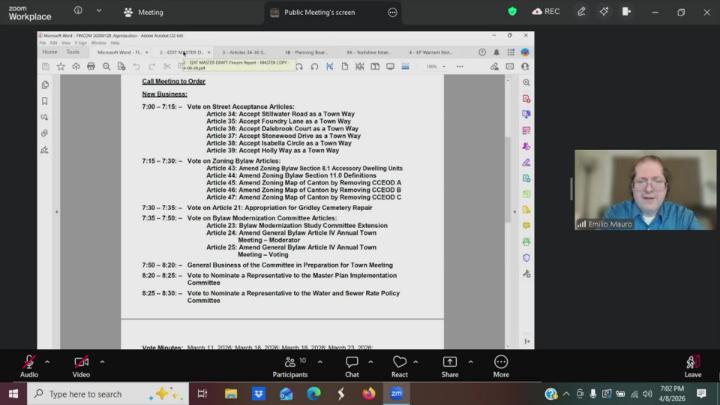 Thumbnail image for Canton Finance Committee April 8, 2026