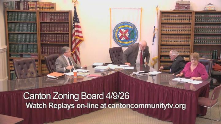 Thumbnail image for Canton Zoning Board April 9, 2026