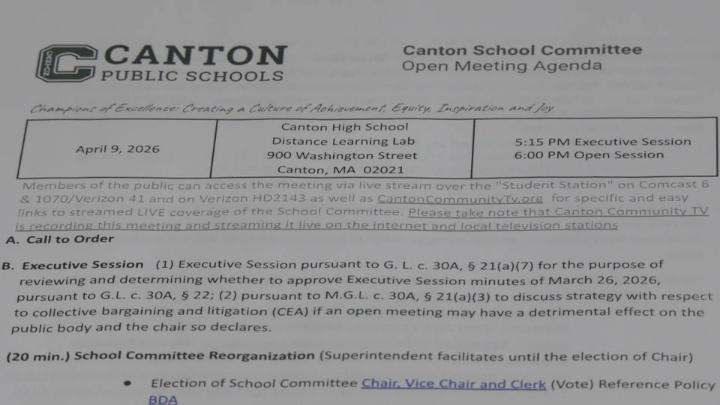 Thumbnail image for Canton School Committee April 9, 2026