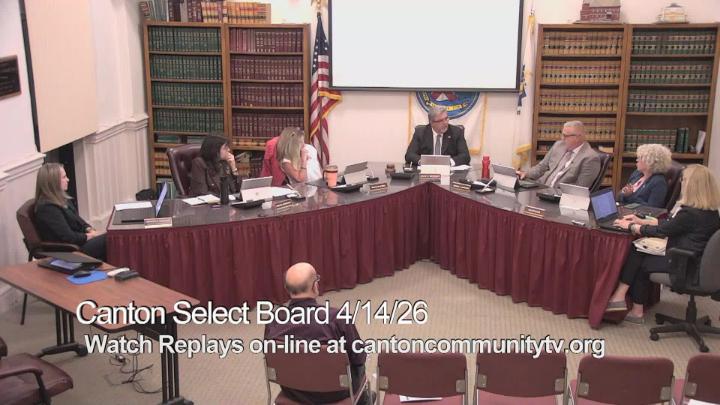 Thumbnail image for Canton Select Board April 14, 2026