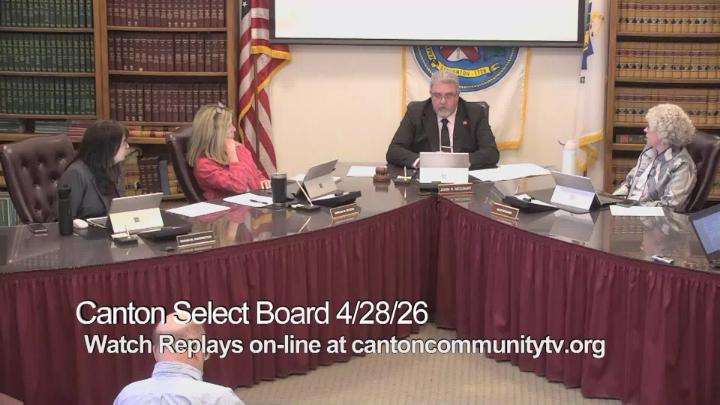 Thumbnail image for Canton Select Board April 28, 2026