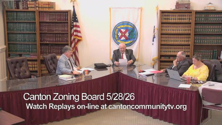 Thumbnail image for Canton Zoning Board May 28, 2026