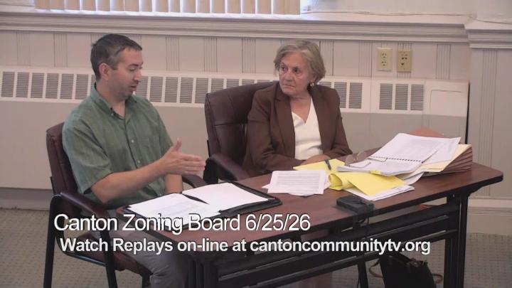 Thumbnail image for Canton Zoning Board June 25, 2026