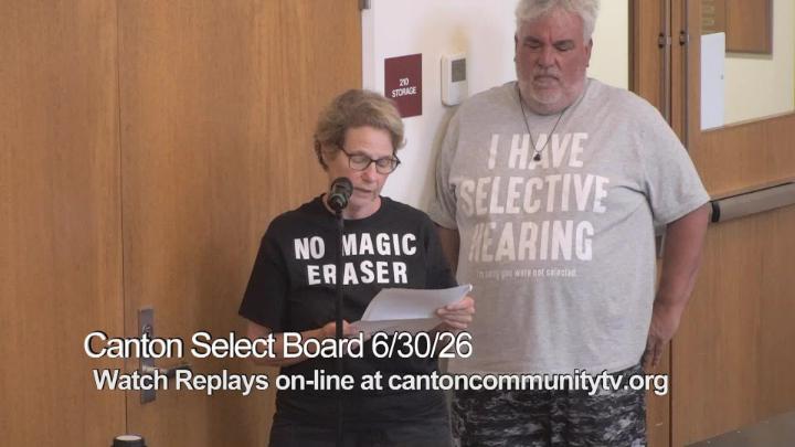 Thumbnail image for Canton Select Board June 30, 2026