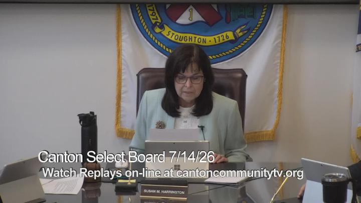 Thumbnail image for Canton Select Board July 14, 2026