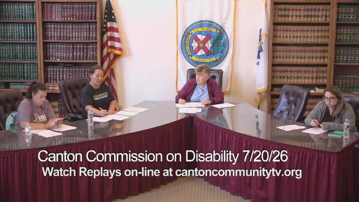 Thumbnail image for Canton Commission on Disability July 20, 2026