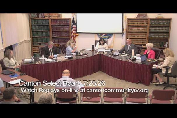 Thumbnail image for Canton Select Board July 28, 2026