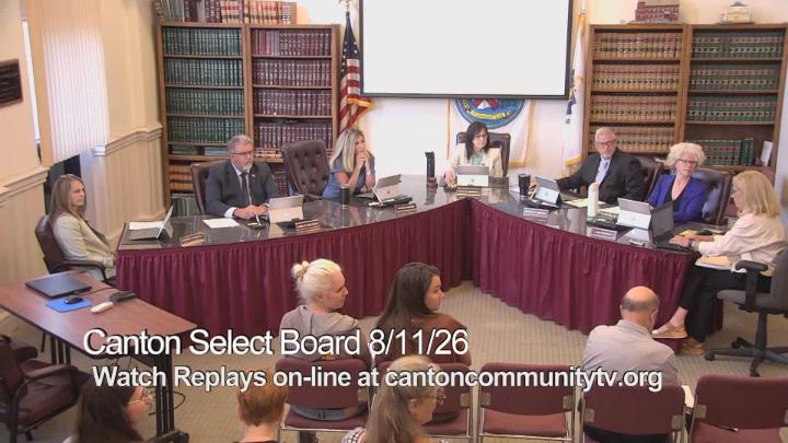 Thumbnail image for Canton Select Board Aug. 11, 2026
