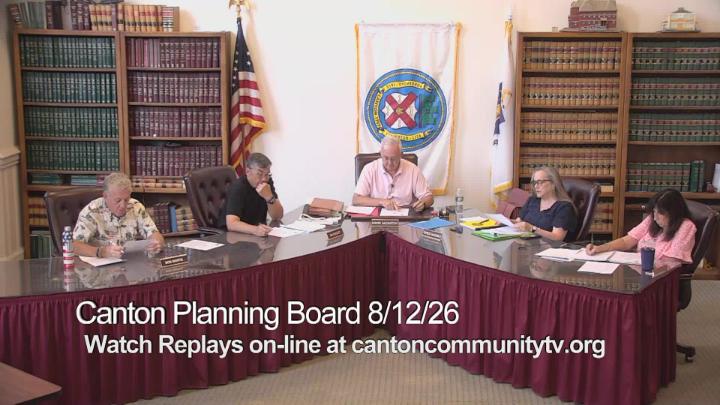 Thumbnail image for Canton Planning Board Agu. 12, 2026