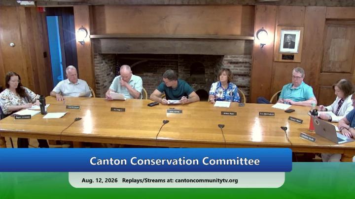 Thumbnail image for Canton Conservation Commission Aug. 12, 2026