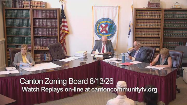 Thumbnail image for Canton Zoning Board Aug. 13, 2026