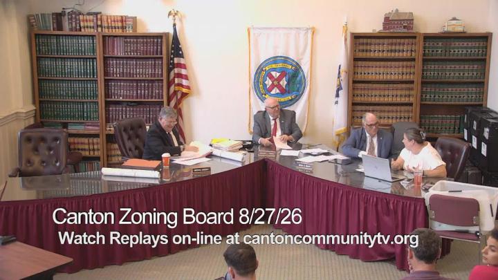Thumbnail image for Canton Zoning Board Aug. 27, 2026