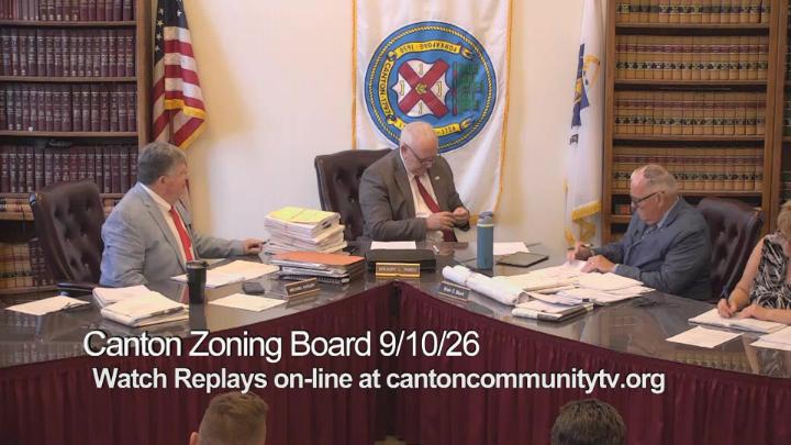Thumbnail image for Canton Zoning Board Sept. 10, 2026